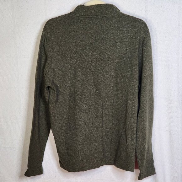 Van Heusen Green Black Pullon Cotton Reprocessed Poly LS Regular Fit Sweater SM - Picture 11 of 16